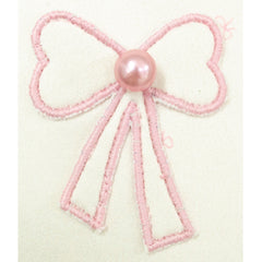 Abrigo hueso con moños bordados para niñas Gerat