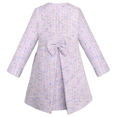 Abrigo Lila para Niña Gerat Tipo Tweed
