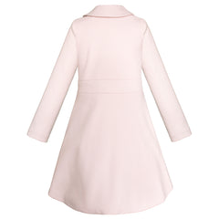 Abrigo juvenil rosa pastel para niña elegante | Gerat