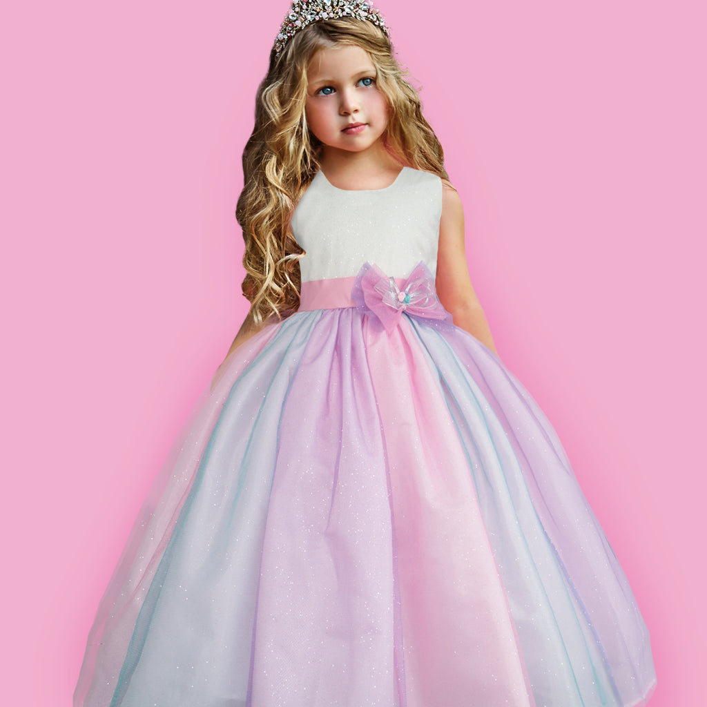 Lujoso Mm Inútil Vestido Gerat para niñas de Fiesta color Unicornio – Gerat Infants Boutique