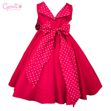 Vestido para niñas Gerat color rojo