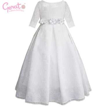 Vestido para primera comunión Gerat color blanco