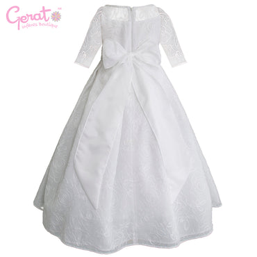 Vestido para primera comunión Gerat color blanco