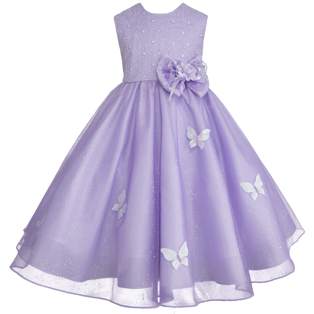 Vestido de para niña color lila – Gerat Boutique