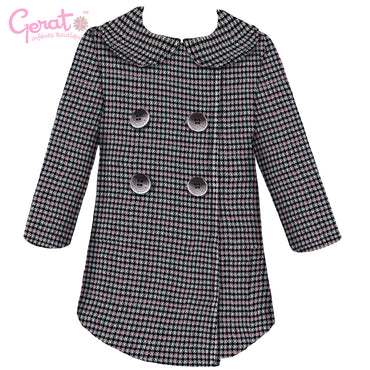 Abrigo de bebé Gerat gris negro