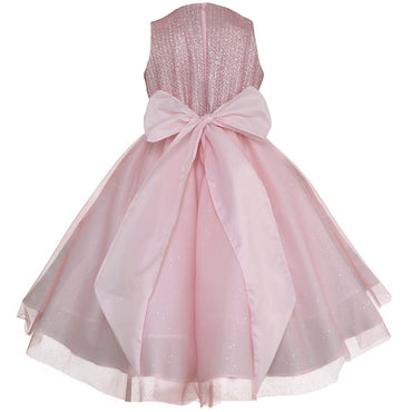Vestido de Fiesta para niñas color rosa pastel Gerat
