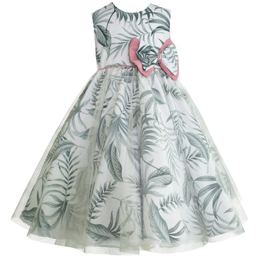 Vestido para niñas color verde Gerat