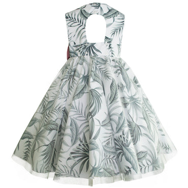Vestido para niñas color verde Gerat