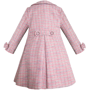 Vestido de fiesta con abrigo color rosa Gerat