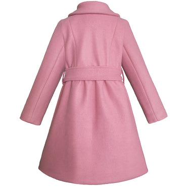 Abrigo para niña Gerat color palo de rosa