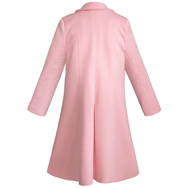 Abrigo juvenil color rosa Gerat