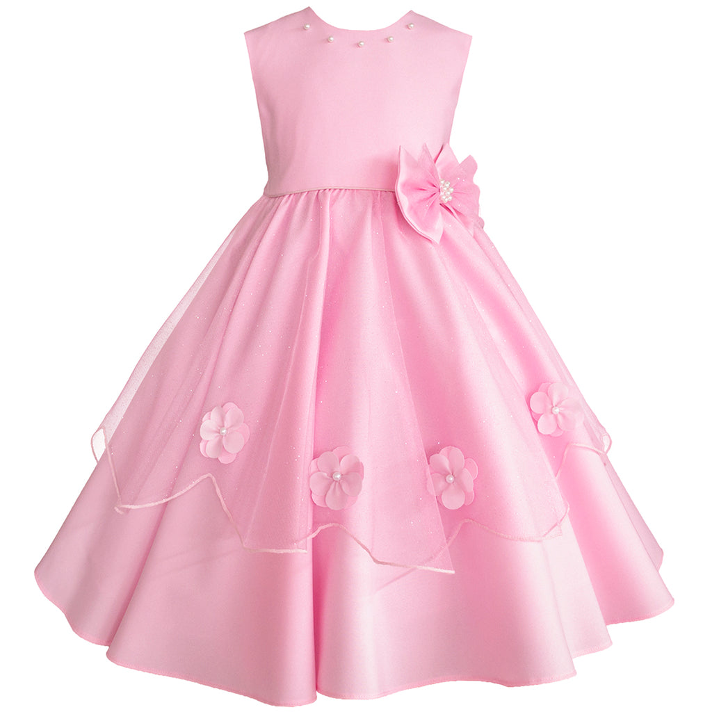 Vestido para niñas de 2 y 3 años rosa pastel Gerat – Gerat Infants