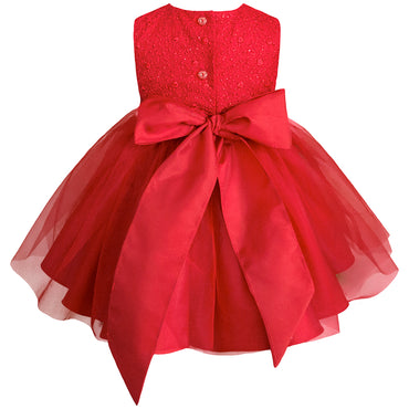 Bata para bebé de fiesta color Rojo Gerat