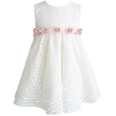 Bata para bebé Gerat color blanco