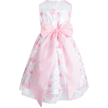 Vestido para niñas Gerat color rosa y lila