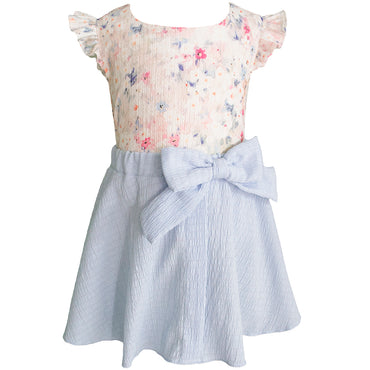 Conjunto para niñas 2 y 3 años Gerat color azul cielo