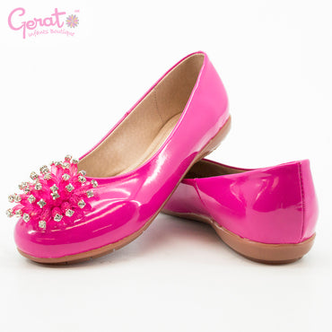 Zapatos para niña de fiesta color fiusha