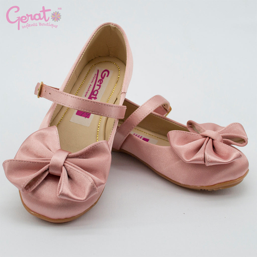 Zapatos niña de fiesta color palo de rosa – Gerat Infants Boutique