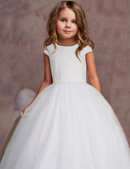 Vestido de primera comunión Gerat color blanco