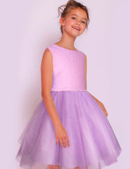 Vestido de fiesta juvenil Gerat color Lila