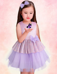 Vestido con Tutú para niñas 2 y 3 años Gerat color lila