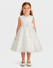 Vestido para niñas Gerat color hueso