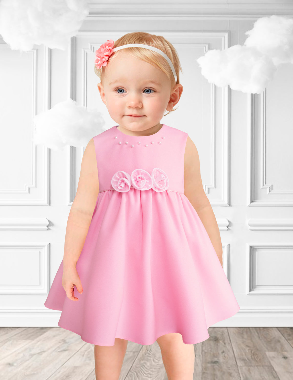 Vestido Rosa Pastel de fiesta Niñas Gerat