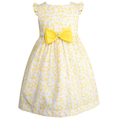 Vestido Amarillo con Margaritas para Niña Gerat