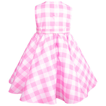 Vestido a Cuadros Rosa para Niñas de 2-3 años Gerat