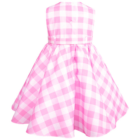Vestido a Cuadros Rosa para Niñas de 2-3 años Gerat