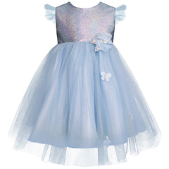 Vestido de fiesta azul para Bebés de Gerat