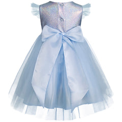 Vestido de fiesta azul para Bebés de Gerat