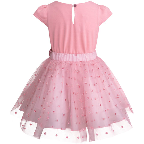 Conjunto falda con blusa rosa para Niñas de Gerat