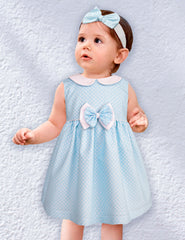 Bata lunares azul cielo Gerat