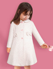 Abrigo Rosa Pastel para Niña 4-10 Años - Gerat