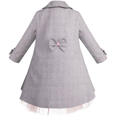 Conjunto de vestido con abrigo fiesta para niña 2 y 3 años Gerat