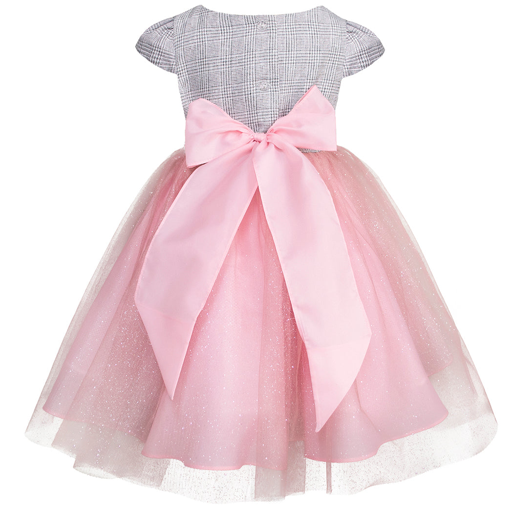 Conjunto de vestido con abrigo fiesta para niña 2 y 3 años Gerat