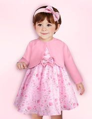 Bata para bebé rosa con torero Gerat