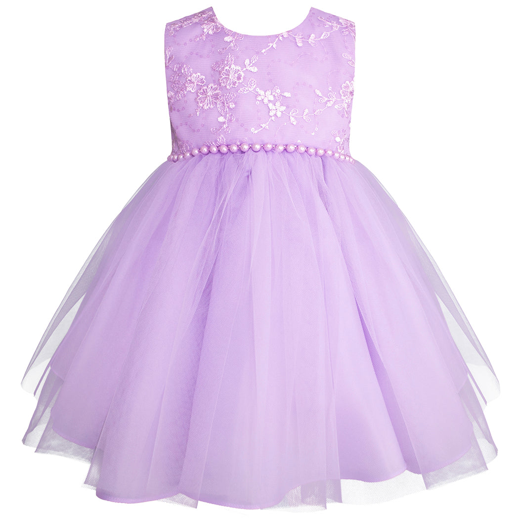 Vestido de Fiesta Lila para Bebés - Gerat