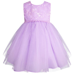 Vestido de Fiesta Lila para Bebés - Gerat