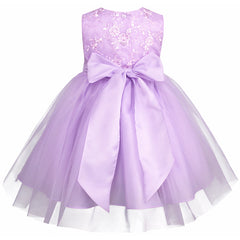 Vestido de Fiesta Lila para Bebés - Gerat