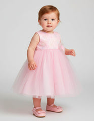 Vestido de Fiesta para Bebé Rosa Pastel – Gerat