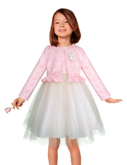 Vestido con saco rosa para niñas Gerat