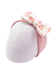 Bata rosa con moño y ositos para bebé niña | Gerat - Tallas 12 y 18 meses