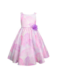 Vestido de Fiesta para Niñas Gerat Rosa Pastel | Ideal para Bodas, Graduaciones y Cumpleaños