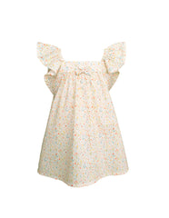 Vestido para Bebé Rayado Amarillo Pastel con Moño | Tallas 12 y 18 Meses| Gerat