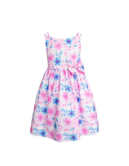 Vestido Floral Rosa para Niña | Tallas 3, 4, 6 y 8 | Gerat