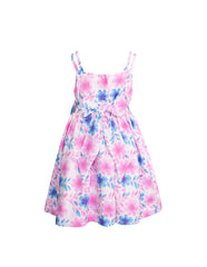 Vestido Floral Rosa para Niña | Tallas 3, 4, 6 y 8 | Gerat