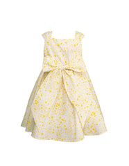 Bata para Bebé Amarilla con Flores y Moño – 12 y 18 Meses - Gerat