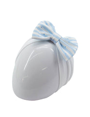 Bata para Bebé Niña Azul Cielo a Rayas con Diadema – Tallas 12 y 18 Meses | Gerat